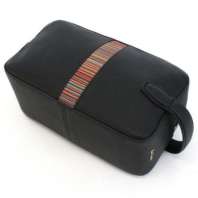 ポール・スミス セカンドバッグ メンズ ブランド Paul Smith レザー タイ M1A6606 BLACK ブラック バッグ PAUM1A6606021