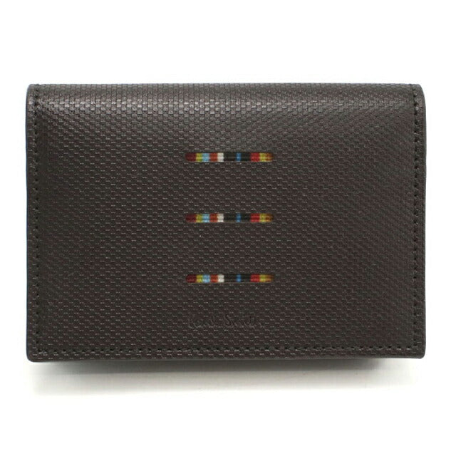 ポール・スミス 名刺入れ メンズ ブランド Paul Smith M1A6758 ブラウン PAUM1A6758021