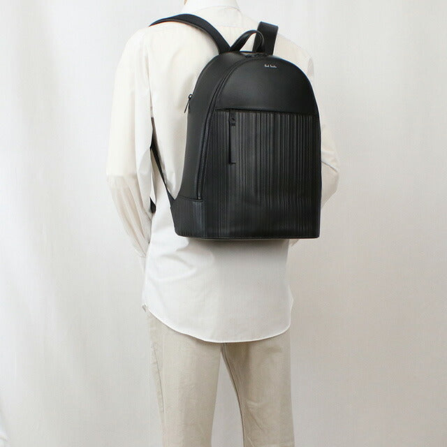 ポール・スミス リュック メンズ ブランド Paul Smith レザー タイ M1A7586 BLACK ブラック バッグ PAUM1A7586011