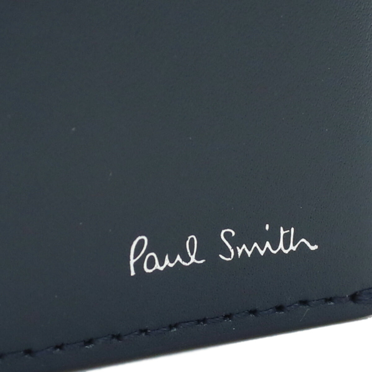 ポール・スミス 二折財布小銭入付き メンズ カーフ イタリア M1A7632 BLUE ネイビー系 財布 PAUM1A7632011