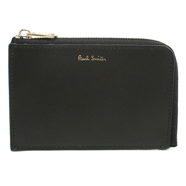 ポール・スミス コインケース コンパクト メンズ ブランド Paul Smith フラグメントケース レザー M1A8020 ブラック PAUM1A8020011