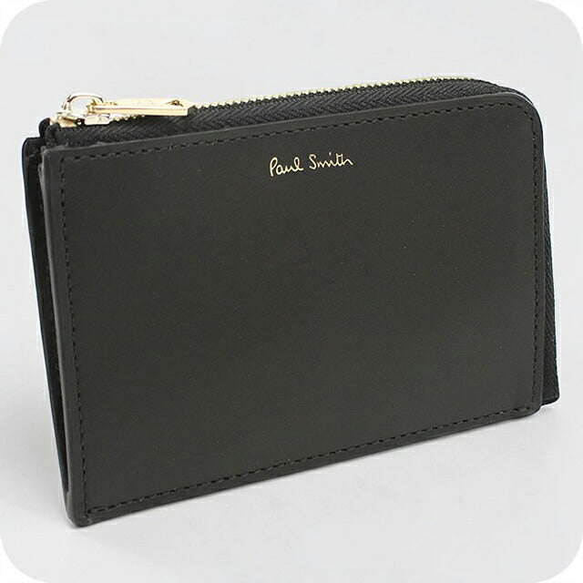 ポール・スミス コインケース コンパクト メンズ ブランド Paul Smith フラグメントケース レザー M1A8020 ブラック PAUM1A8020011