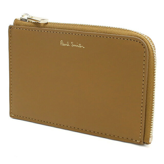 ポール・スミス コインケース コンパクト メンズ ブランド Paul Smith フラグメントケース レザー M1A8020 ベージュ PAUM1A8020021