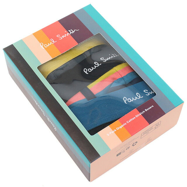 ポールスミス インナーウエア メンズ ブランド PAUL SMITH M1A914 マルチカラー ウェア 選べるモデル PAUM1A914B