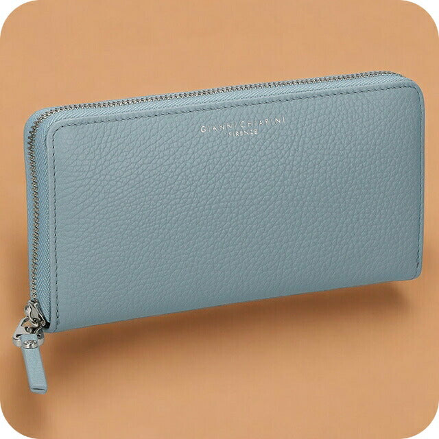 ジャンニ・キアリーニ 長財布 レディース ブランド GIANNI CHIARINI PF 5042 GRN ライトブルー PF5042GRN-ARTIC