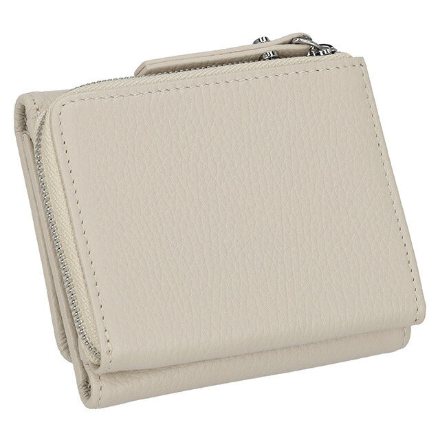 ジャンニ・キアリーニ 三つ折り財布 レディース ブランド GIANNI CHIARINI PF 5080 GRN ベージュ PF5080GRN-LAMB