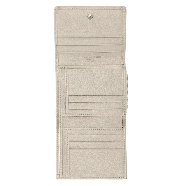 ジャンニ・キアリーニ 三つ折り財布 レディース ブランド GIANNI CHIARINI PF 5080 GRN ベージュ PF5080GRN-LAMB