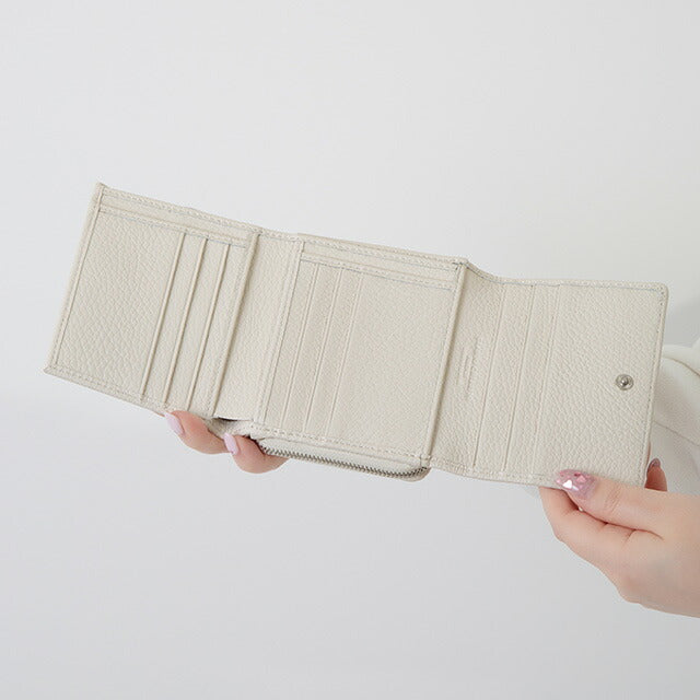 ジャンニ・キアリーニ 三つ折り財布 レディース ブランド GIANNI CHIARINI PF 5080 GRN ホワイト PF5080GRN-MARBL