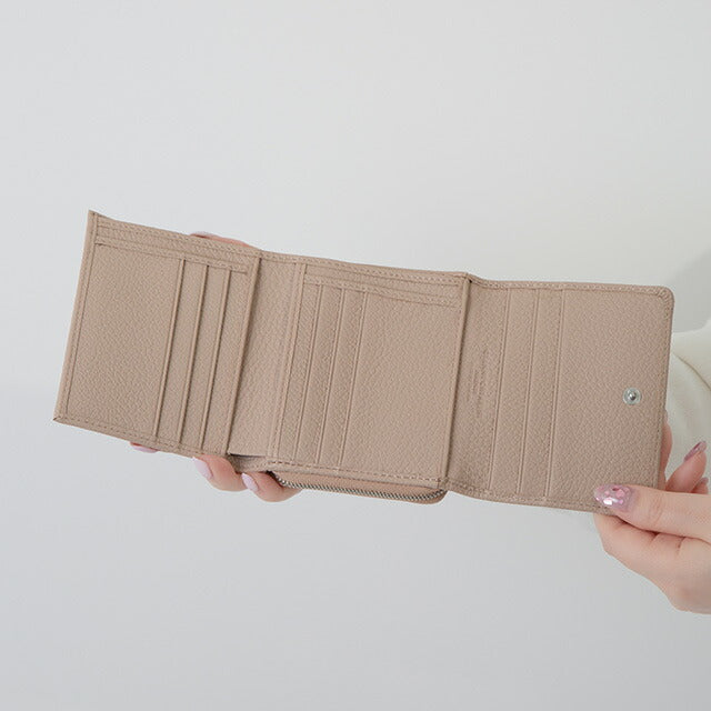 ジャンニ・キアリーニ 三つ折り財布 レディース ブランド GIANNI CHIARINI PF 5080 GRN ベージュ PF5080GRN-PHARD