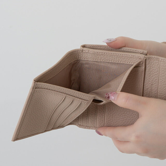 ジャンニ・キアリーニ 三つ折り財布 レディース ブランド GIANNI CHIARINI PF 5080 GRN ベージュ PF5080GRN-PHARD