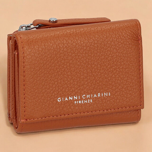ジャンニ・キアリーニ 三つ折り財布 レディース ブランド GIANNI CHIARINI PF W5065 GRN ブラウン PFW5065GRN-TIGER