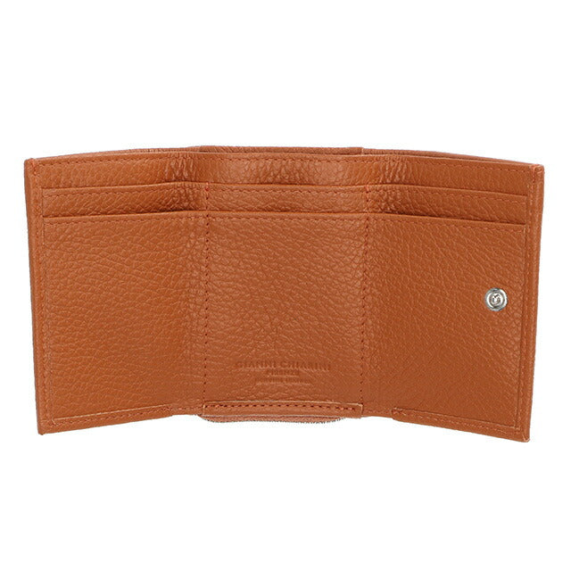 ジャンニキアリーニ 三つ折り財布 レディース ブランド GIANNI CHIARINI PF W5065 GRN ブラウン PFW5065GRN-TIGER