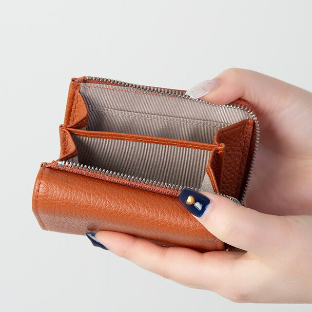 ジャンニ・キアリーニ 三つ折り財布 レディース ブランド GIANNI CHIARINI PF W5065 GRN ブラウン PFW5065GRN-TIGER