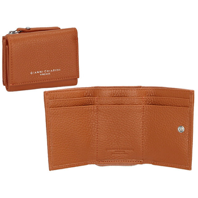 ジャンニ・キアリーニ 三つ折り財布 レディース ブランド GIANNI CHIARINI PF W5065 GRN ブラウン PFW5065GRN-TIGER