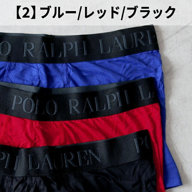 ポロ ラルフ ローレン ボクサーパンツ 3枚セット メンズ ブランド S M L 2タイプ ワンポイント 下着 アンダーウェア 選べるモデル POLO-TRUNKS