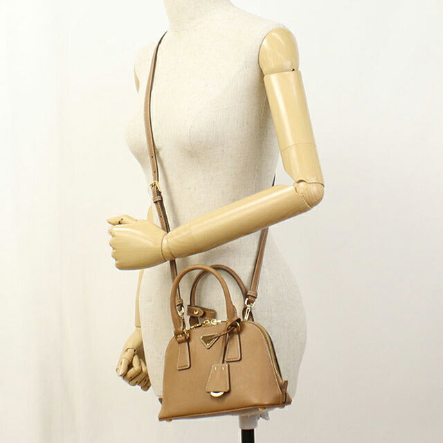 プラダ ハンドバッグ レディース ブランド PRADA SAFFIANO LUX 2WAY レザー 1BA851 ブラウン PRA1BA851021