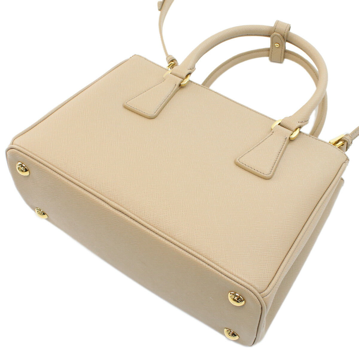 プラダ ハンドバッグ レディース SAFFIANO LUX レザー イタリア 1BA896 SABBIA ベージュ系 バッグ PRA1BA896051