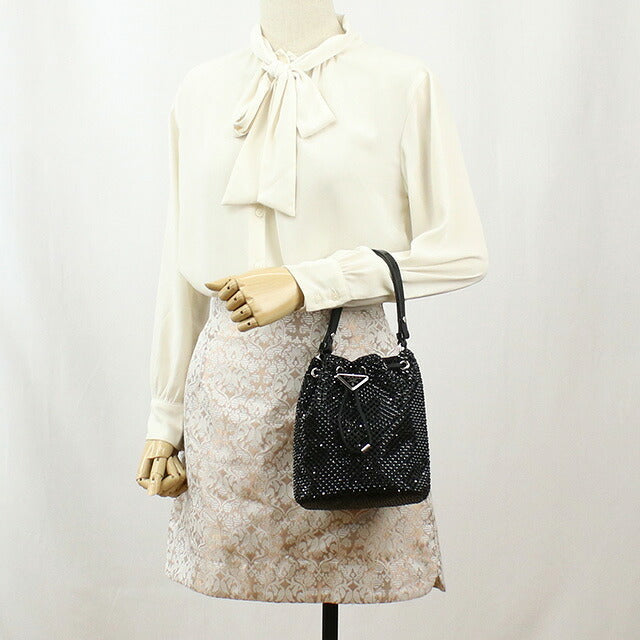 プラダ ハンドバッグ レディース ブランド PRADA 1BE067 ブラック バッグ PRA1BE067011