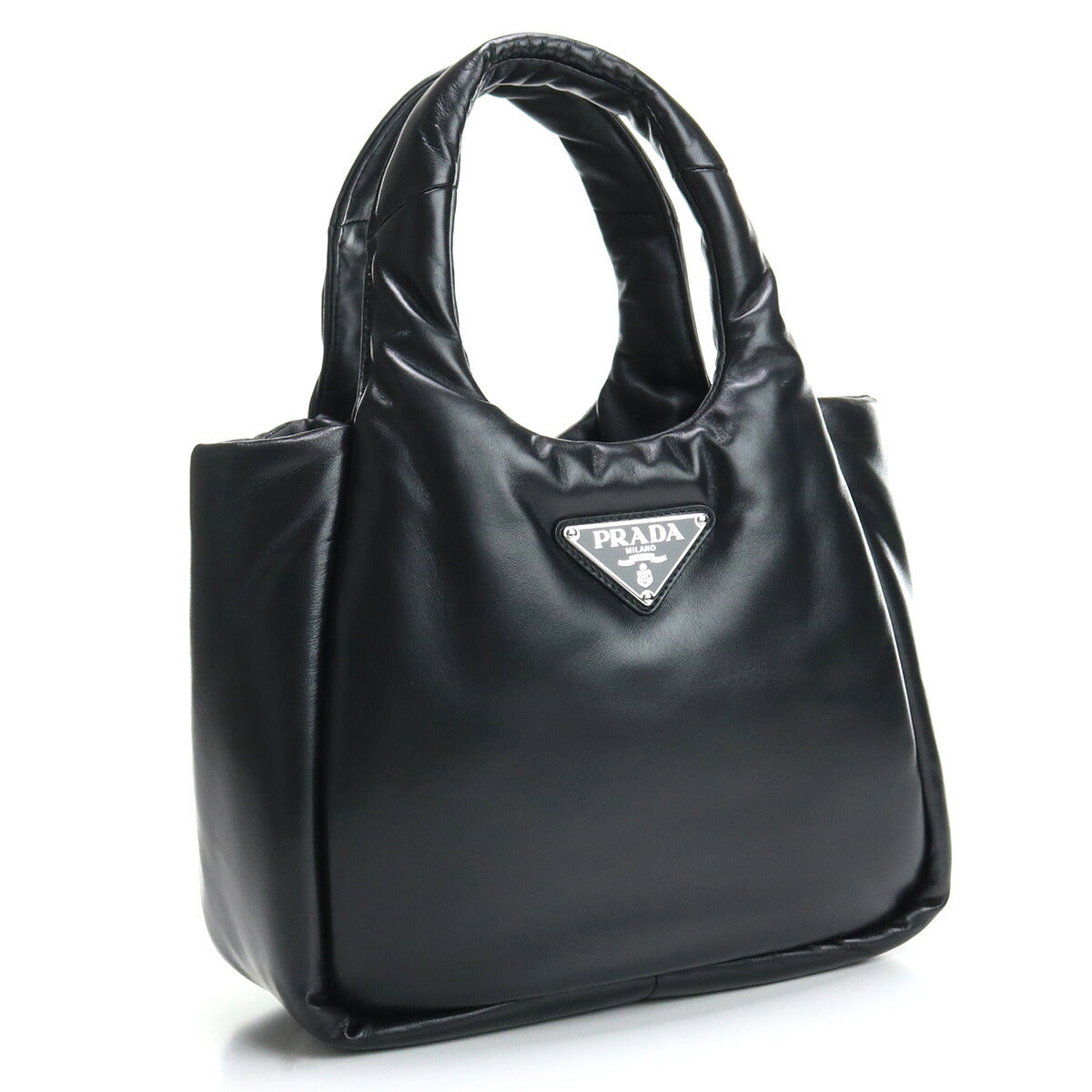 プラダ ハンドバッグ レディース NAPPA SOFT レザー イタリア 1BG412 NERO ブラック バッグ PRA1BG412011