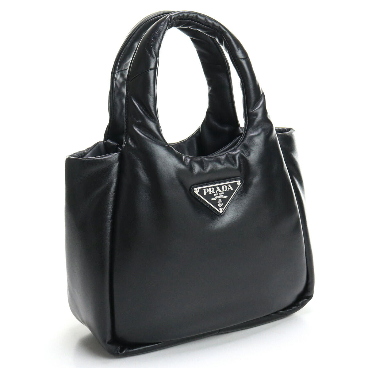 プラダ ハンドバッグ レディース NAPPA SOFT レザー イタリア 1BG412 NERO ブラック バッグ PRA1BG412011