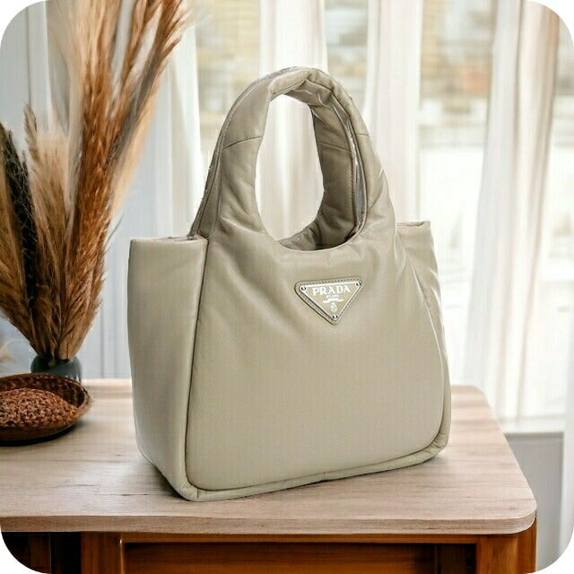 プラダ ハンドバッグ レディース NAPPA SOFT レザー イタリア 1BG412 DESERTO ベージュ系 バッグ PRA1BG412021