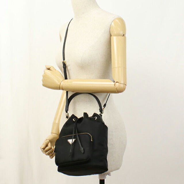 プラダ ハンドバッグ レディース ブランド PRADA VELA 2WAY 1BH038 ブラック PRA1BH038081