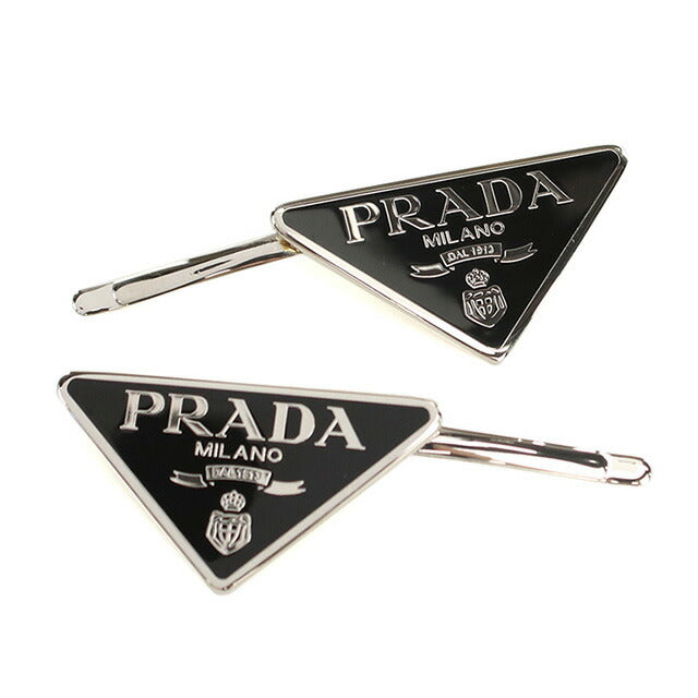 プラダ ヘアクリップ レディース ブランド PRADA 1IF051 ブラック ヘアアクセサリー PRA1IF051021
