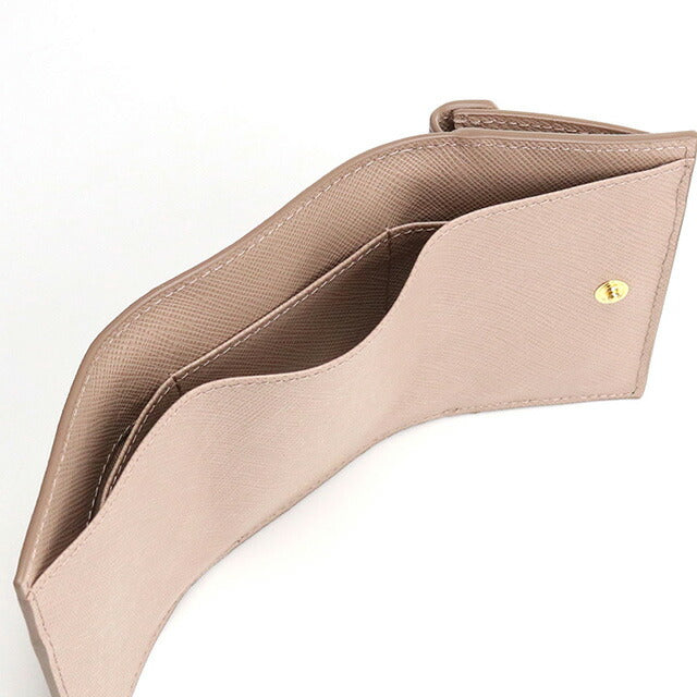 プラダ 三つ折り財布 レディース ブランド PRADA イタリア 1MH021 CIPRIA ベージュ系 財布 PRA1MH021041