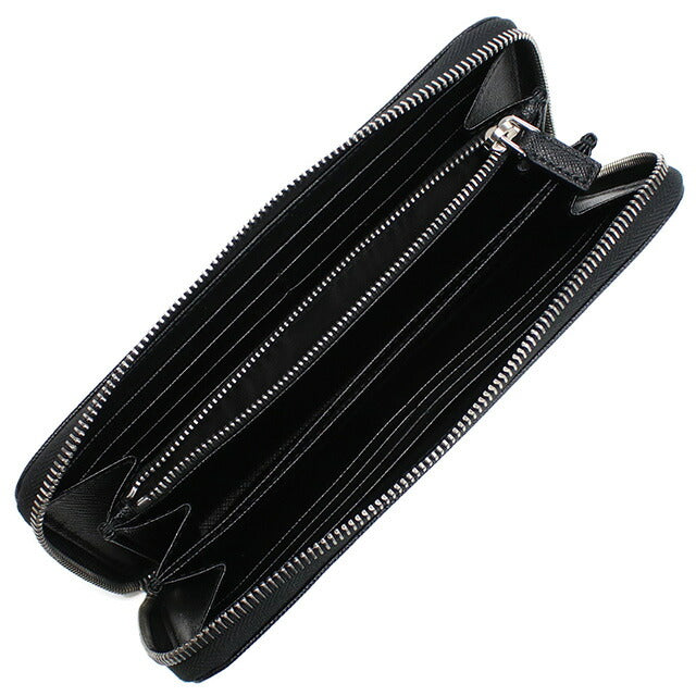 プラダ 長財布ラウンドファスナー メンズ ブランド PRADA イタリア 2ML317 NERO ブラック 財布 PRA2ML317071