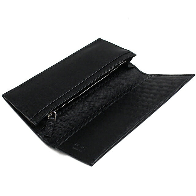 プラダ 長財布ニ折小銭入付き メンズ ブランド PRADA 2MV836 NERO PRA2MV836051