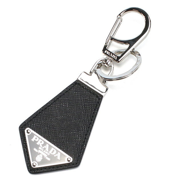 PRADA Key Ring Unisex Brand PRADA 2PP041 Black Accessories PRA2PP041011