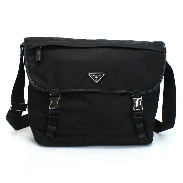 プラダ 斜め掛けショルダーバッグ メンズ ブランド TESSUTO ナイロン イタリア 2VD052 NERO ブラック バッグ PRA2VD052011