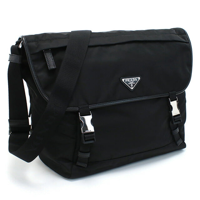 プラダ 斜め掛けショルダーバッグ メンズ ブランド TESSUTO ナイロン イタリア 2VD052 NERO ブラック バッグ PRA2VD052011