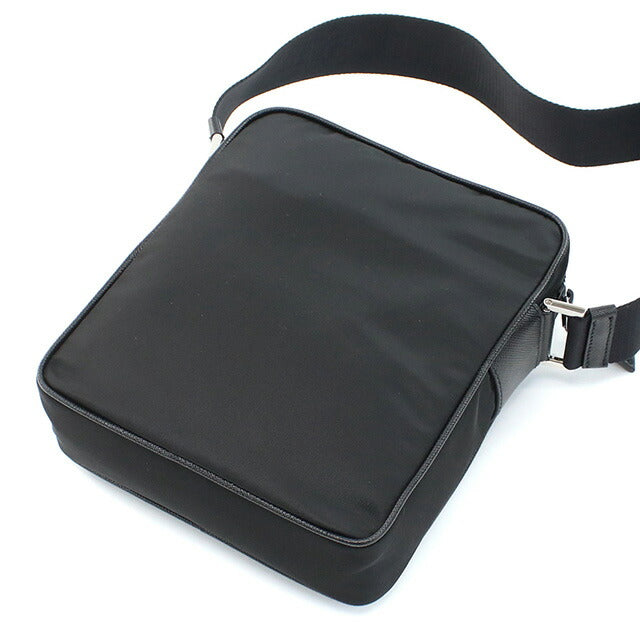プラダ 斜め掛け ショルダーバッグ メンズ ブランド PRADA TESSUTO+SAFFIANO ナイロン イタリア 2VH112 NERO ブラック バッグ PRA2VH112041