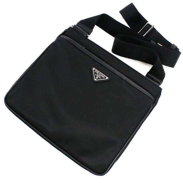 プラダ 斜め掛け ショルダーバッグ メンズ ブランド PRADA ルーマニア 2VH118 NERO ブラック バッグ PRA2VH118011