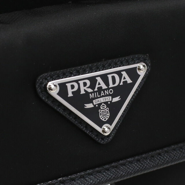 プラダ 斜め掛けショルダーバッグ メンズ ブランド TESSUTO+SAFFIANO ナイロン イタリア 2VH133 NERO ブラック バッグ PRA2VH133011