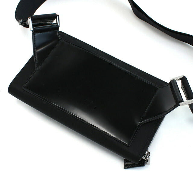 プラダ 斜め掛けショルダーバッグ メンズ ブランド TESSUTO SPAZZOLATO レザー イタリア 2VH156 NERO ブラック バッグ PRA2VH156011