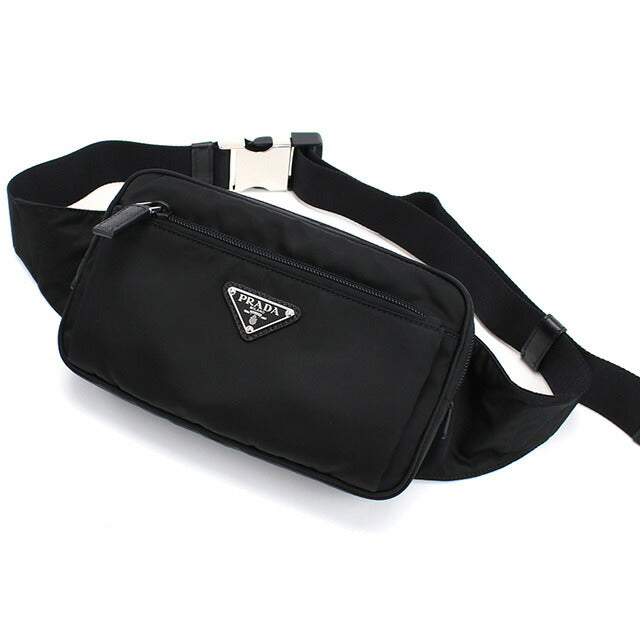 プラダ ウエストバッグ メンズ ブランド TESSUTO ナイロン ルーマニア 2VL977 NERO ブラック バッグ PRA2VL977031