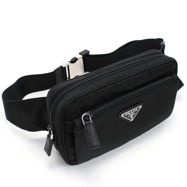 プラダ ウエストバッグ メンズ ブランド TESSUTO ナイロン ルーマニア 2VL977 NERO ブラック バッグ PRA2VL977031