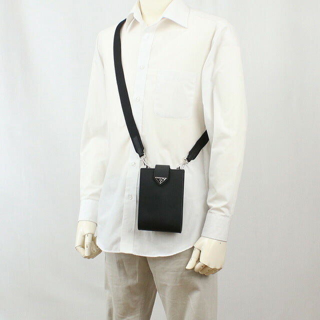 プラダ ショルダーバッグ メンズ ブランド SAFFIANO レザー イタリア 2ZH179 NERO ブラック バッグ PRA2ZH179011