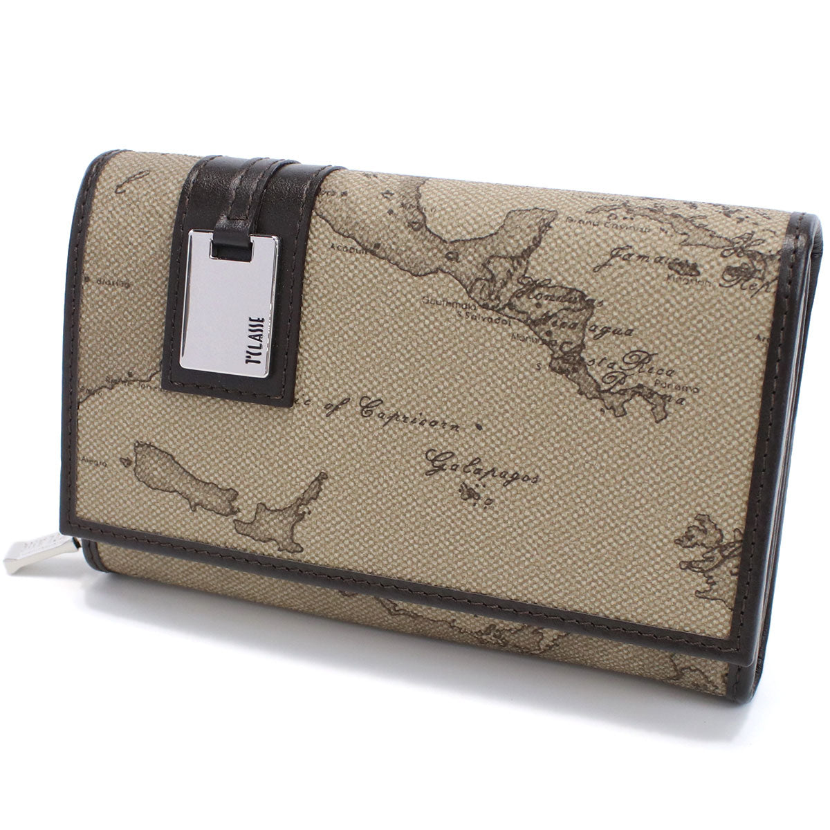 プリマクラッセ 二折財布小銭入付き レディース PVC/カーフ W025 TAUPE ブラウン系 財布 PRCW02503