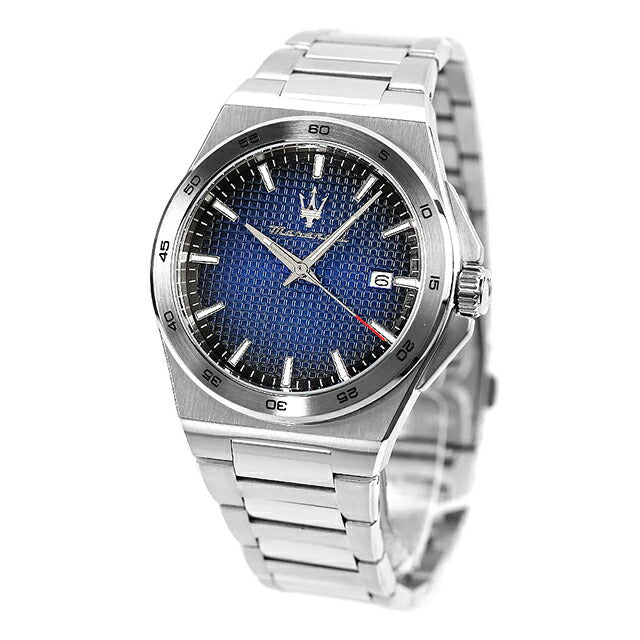 【新品】 MASERATI 腕時計 メンズ R8853153001 ベロチタ スリム クォーツ 電池式（TMI/SEIKO VJ42B11） ブルーxシルバー アナログ表示 R8853153001 ｜ マセラティ(MASERATI) - 腕時計のななぷれ