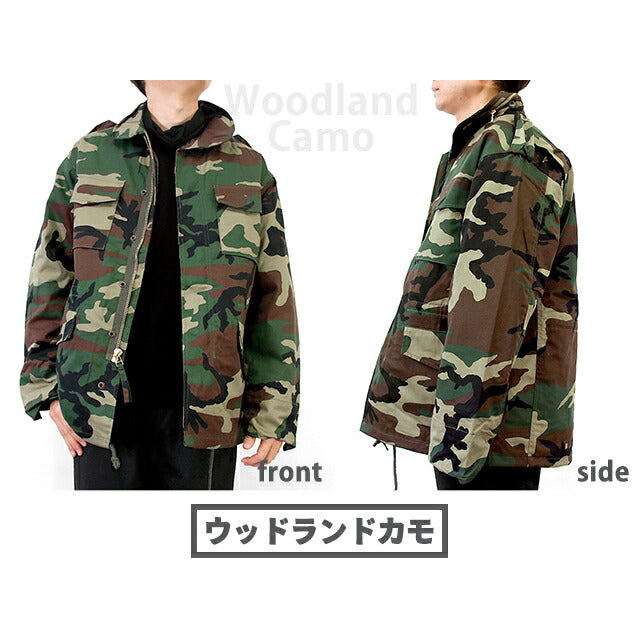 ロスコ ミリタリージャケット メンズ ブランド XS S M カモフラージュ・迷彩 無地 カジュアル アメカジ ミリタリー アウター 選べるモデル ROTHCO-M65