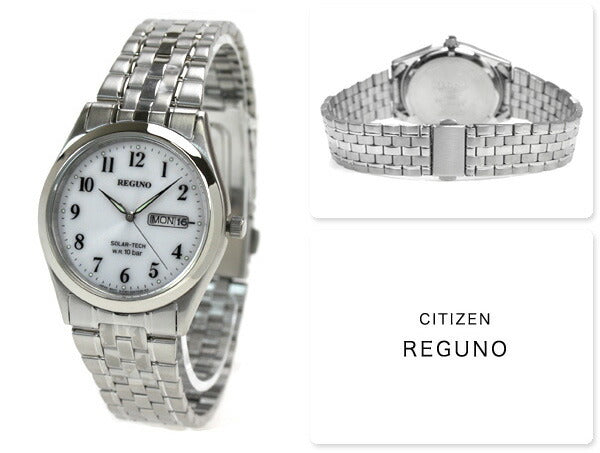 Citizen REGUNO Eco Drive Solar Tech Standard RS25-0051B Souvenir Present Gift RS25-0051B