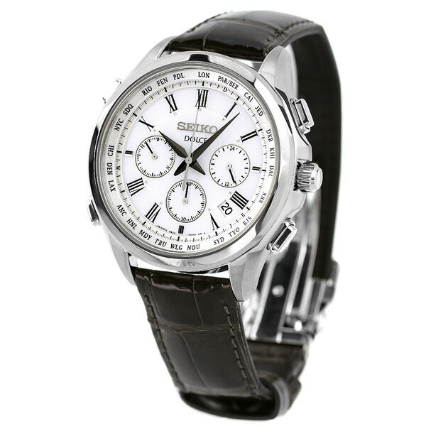 Seiko Dolce太阳能无线电计时码表Sada039 Seiko Dolce&Gefline Men&