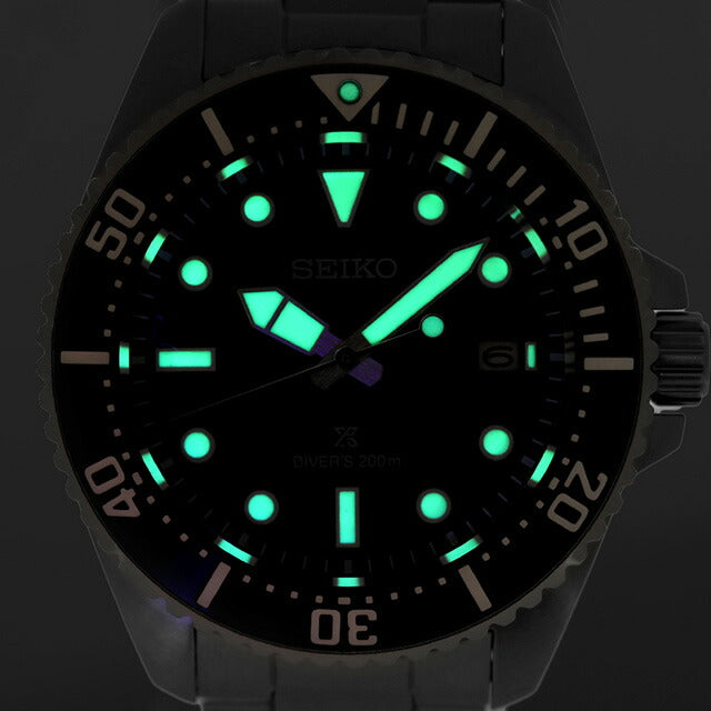 Seiko Prospex潜水员潜水太阳能观看品牌男士潜水员观看Seiko Prospex SBDJ061模拟蓝色SBDJ061