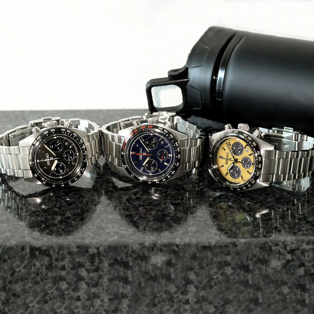 Seiko Prospex Speed Timer Solar Chronograph Made in Japan Men&