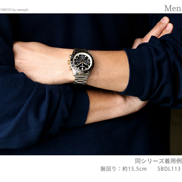 Seiko Prospex速度计时器太阳能观看品牌男士计时码表Seiko Prospex SBDL113模拟SBDL113