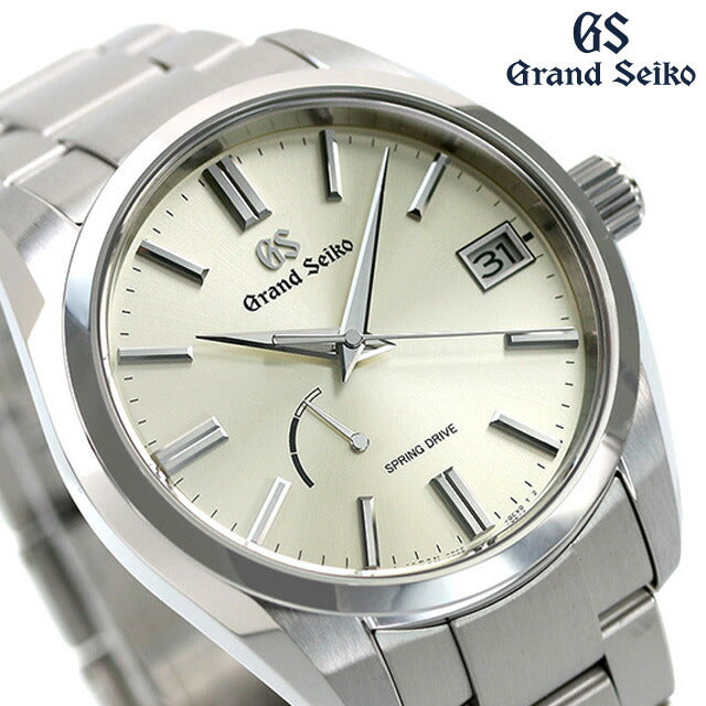 Grand Seiko Spring Drive 9R Automatic Mechanical Thick Silver Radiation Dial Men&