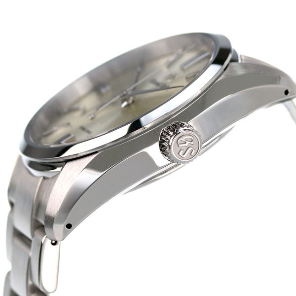 Grand Seiko Spring Drive 9R Automatic Mechanical Thick Silver Radiation Dial Men&
